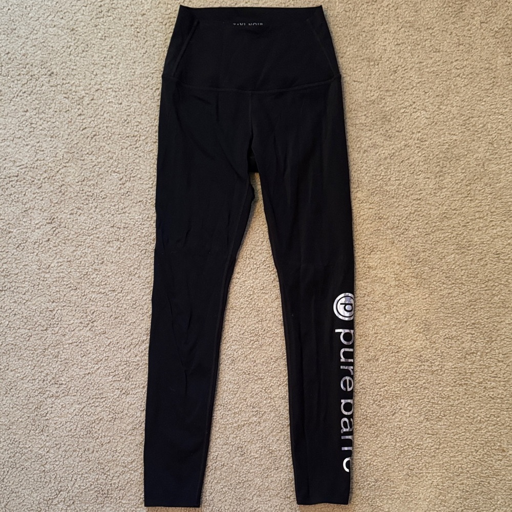 Tavi Noir Pure Barre Black High-Waisted Leggings